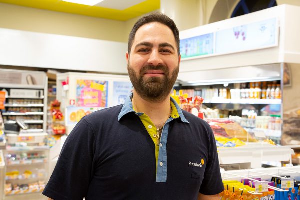 Ammanoel Habib på Pressbyrån i Nässjö