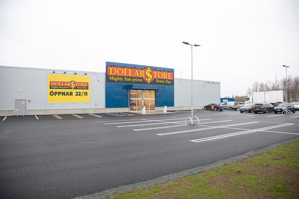 Dollarstores nya butik i Nässjö