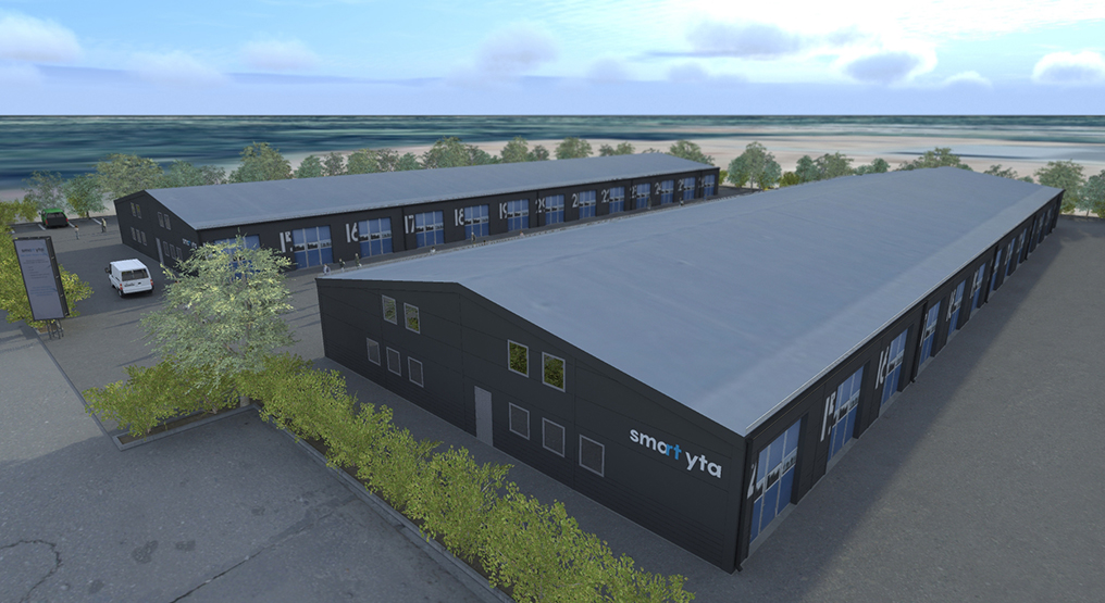 Skiss över Smart Ytas satsning i Nässjö.