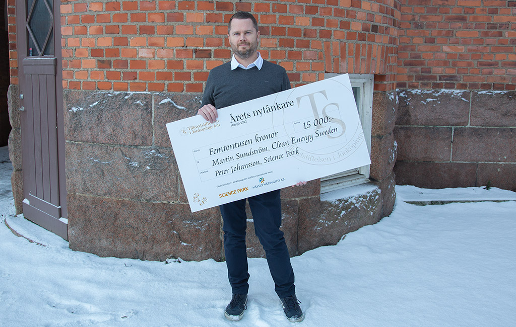 Martin Sundström belönad med pris som Årets Nytänkare!